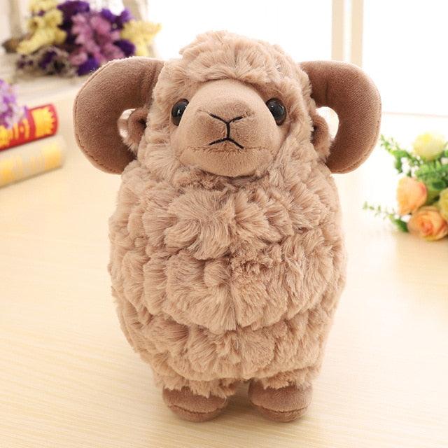 Lifelike Big Horned Sheep Ram Plushie – Plushie Depot
