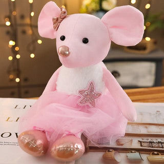 Cute Ballet Mouse Stuffed Animal Plush Toy, Great Gift for Children 42cm pink mouse Plushie Depot