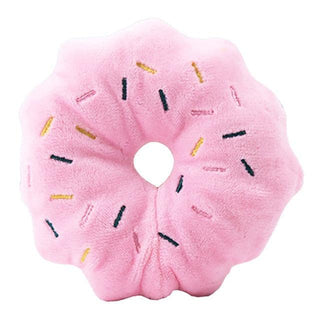 Super Cute Plush Squeaky Dog Toys Donuts Plushie Depot