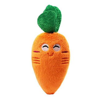 Super Cute Plush Squeaky Dog Toys carrot Plushie Depot