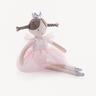 13.3" Cute Pink Ballerina Girl Princess Dress Plush Toy Doll Plushie Depot