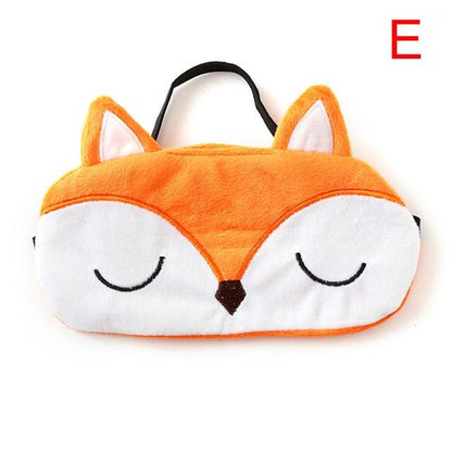 Realistic 3D Cartoon Animal Sleep Mask Fox Sleep Masks Plushie Depot