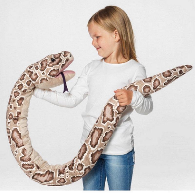 60" Realistic Giant Snake Stuffed Animal Plush Dolls for Kids Stuffed Animals Plushie Depot