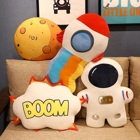 Space Pillows (Astronauts, Boom, Mars, Rocket to the Moon Plushies) - Plushie Depot