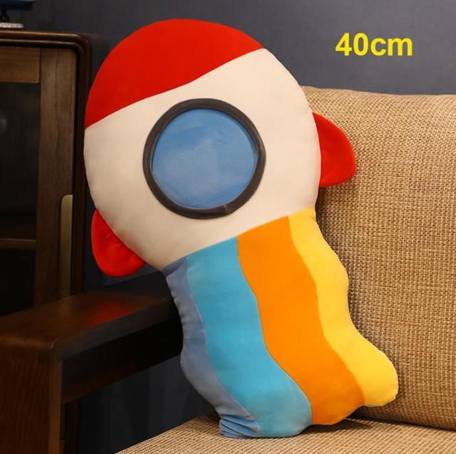 Space Pillows (Astronauts, Boom, Mars, Rocket to the Moon Plushies) rocket Plushie Depot