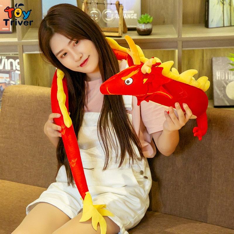 Giant Big Chinese Dragon Plush Toy Plushie Depot