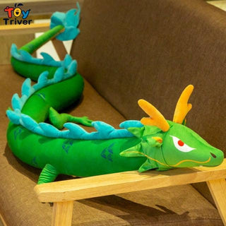 Giant Chinese Dragon Plush Toy green dragon Plushie Depot