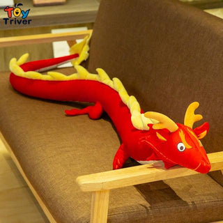 Giant Chinese Dragon Plush Toy red dragon Plushie Depot