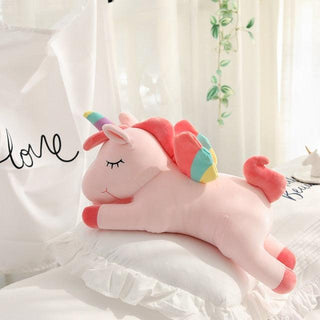 Unicorn Doll Pillow Plush Toy pink - Plushie Depot
