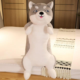 Giant Shiba Inu & Husky Dog Plush Toys Husky Open Eyes Stuffed Animals - Plushie Depot