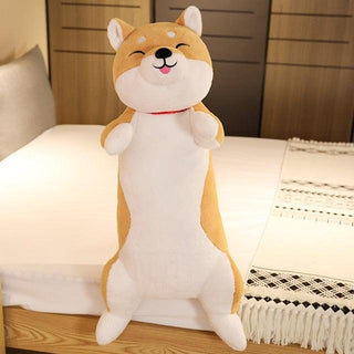 Giant Shiba Inu & Husky Dog Plush Toys Shiba Inu Closed Eyes Plushie Depot