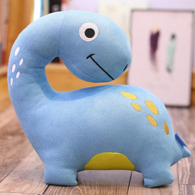 Creative Cartoon Dinosaur Plush Toys 30cm Blue - Plushie Depot