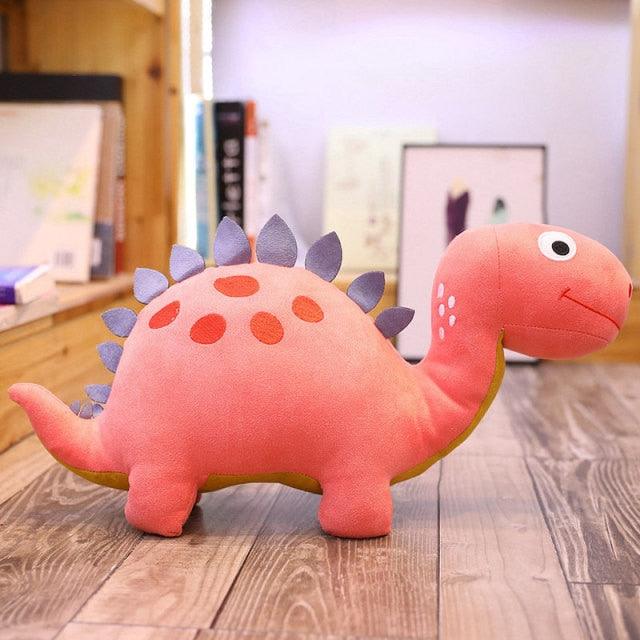 Creative Cartoon Dinosaur Plush Toys 30cm Pink - Plushie Depot