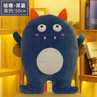 Kawaii Little Monster Plush Toys 25cm Blue Monster Plushie Depot