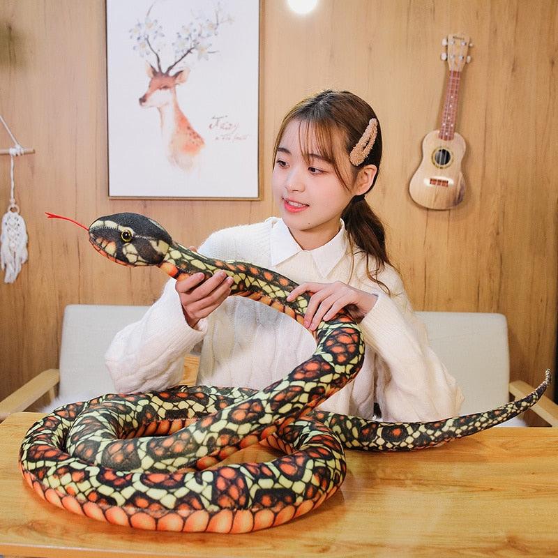 Giant Boa Simulated Snakes Plush Toy - Plushie Depot