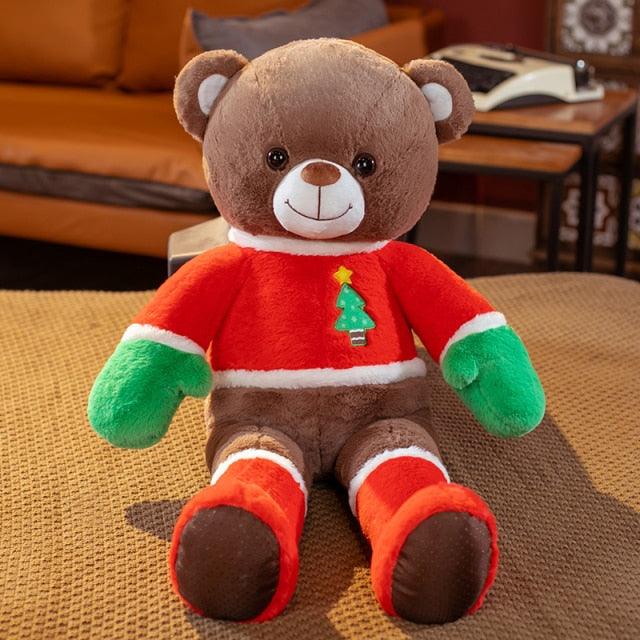 Christmas Gifts Plush Bear With Clothes Bear Plushie Depot