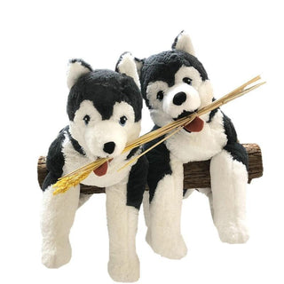 Siberian Wolf Husky Dog Pillow Plush Toy - Plushie Depot