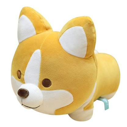 Cute Corgis Dog Pillow Plush Toy Yellow Corgi dog Plushie Depot