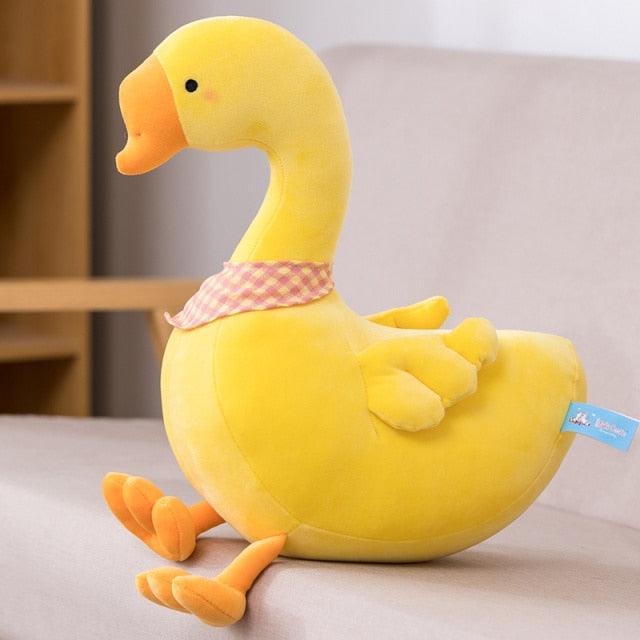 Lovely White Goose Duck Plush Toys Yellow Stuffed Animals Plushie Depot