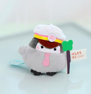 Kawaii Penguin Plush Keychains 8cm white hat 1 Plushie Depot