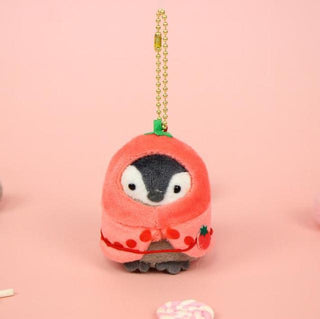 Kawaii Penguin Plush Keychains 7cm tomato 1 Plushie Depot
