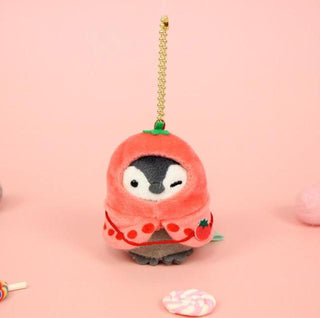 Kawaii Penguin Plush Keychains 7cm tomato 2 Plushie Depot