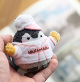 Kawaii Penguin Plush Keychains 8cm pink clothes Keychains - Plushie Depot