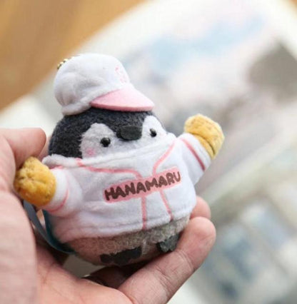 Kawaii Penguin Plush Keychains 8cm pink clothes Keychains Plushie Depot