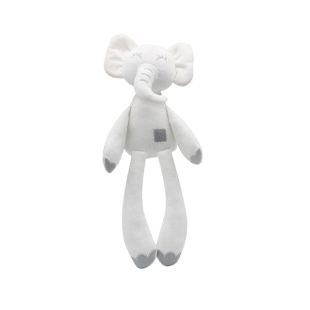 Long-legged Elephant Cute Plush Toy 31cm-50cm White Plushie Depot