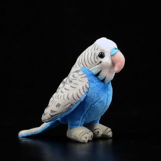 5.11" Budgerigar Green Bird Kawaii Plush Toy 13cm(very small) Blue China | Plushie Depot