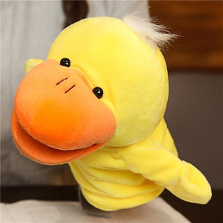 10.6" Educational Animals Hand Puppet Cloth Toy Dolls Duck Hand Puppets - Plushie Depot
