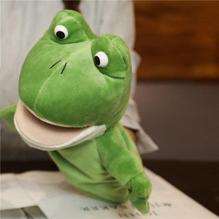 10.6" Educational Animals Hand Puppet Cloth Toy Dolls Frog Plushie Depot