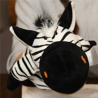 10.6" Educational Animals Hand Puppet Cloth Toy Dolls Zebra Hand Puppets - Plushie Depot
