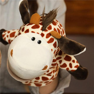 10.6" Educational Animals Hand Puppet Cloth Toy Dolls Giraffe 1 Hand Puppets - Plushie Depot