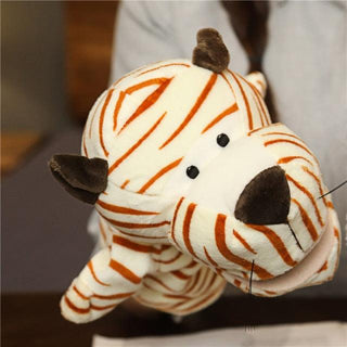 10.6" Educational Animals Hand Puppet Cloth Toy Dolls Tiger 1 Hand Puppets - Plushie Depot