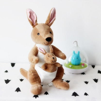 Mother and Joey Australian Kangaroo Plush Toys Stuffed Animals - Plushie Depot