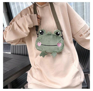 Kawaii Frog Crossbody Bag Plushie Depot