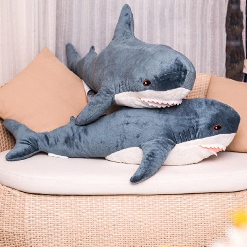 Giant Pillow Animal Shark Plush Toy - Plushie Depot