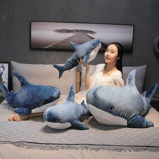 Giant Pillow Animal Shark Plush Toy Plushie Depot