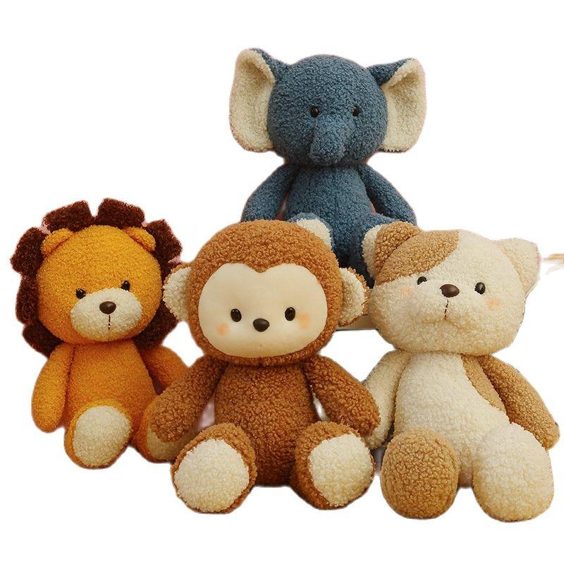 Kawaii Elephant Lion Monkey Plush Cat Toys Plushie Depot