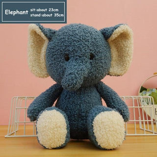 Kawaii Elephant Lion Monkey Plush Cat Toys elephant - Plushie Depot