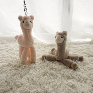 Alpaca Plush Toy Keychain - Plushie Depot