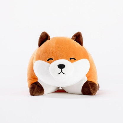 Realistic Cute Crawling Fox Animal Stuffed Plush Doll Cushion Toy Plushie Depot