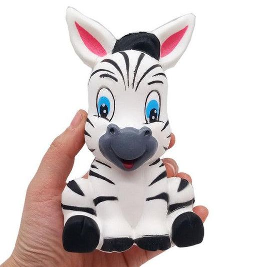 Jumbo Slow Rising Zebra Squishies Default Title Stress Toys - Plushie Depot
