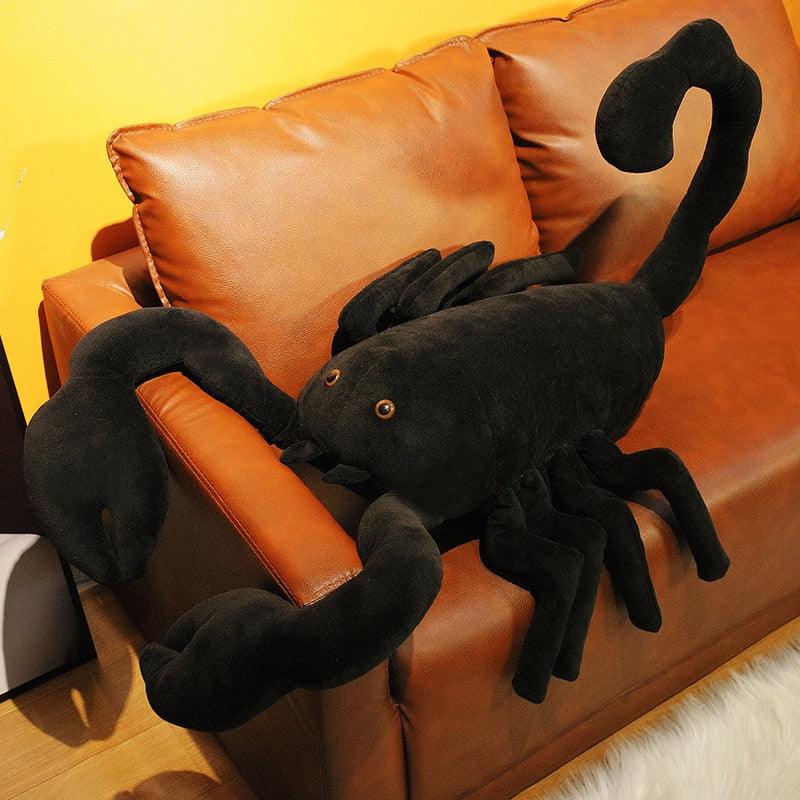 Lifelike Giant Black Scorpion Plush Toys Stuffed Animals - Plushie Depot