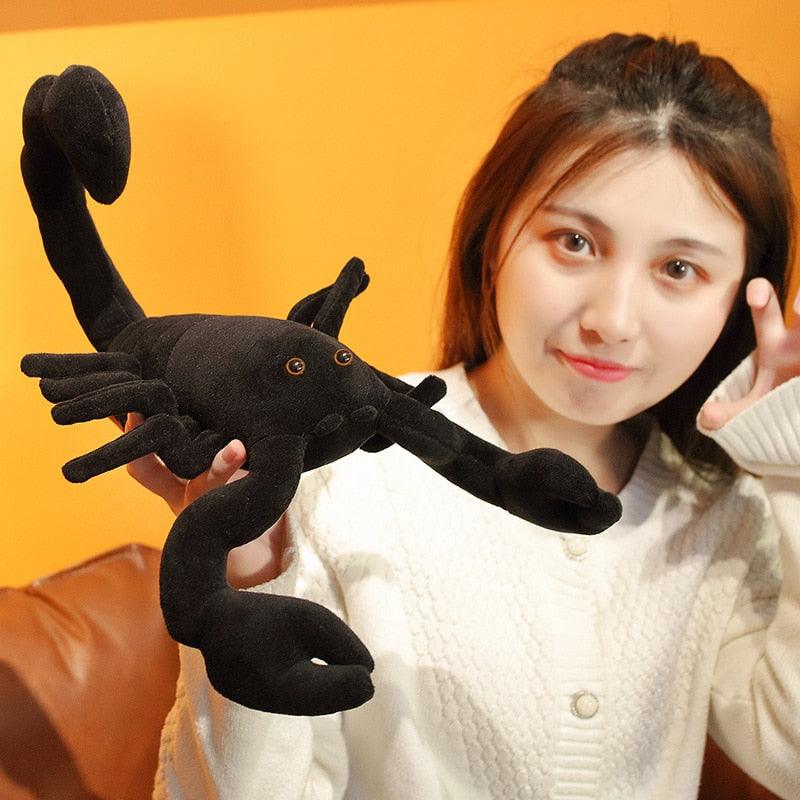 Lifelike Giant Black Scorpion Plush Toys Stuffed Animals Plushie Depot