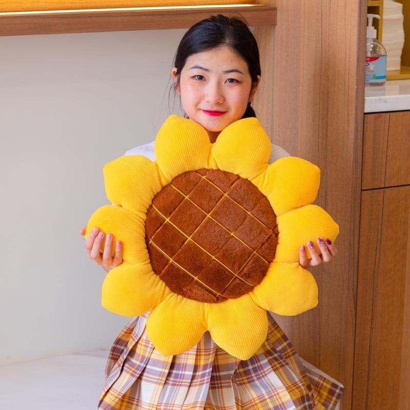 Beautiful Sunflower Plush Seat Cushion – Plushie Depot