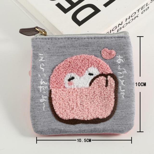Super Kawaii Penguin Coin Purses Pink Bags Plushie Depot