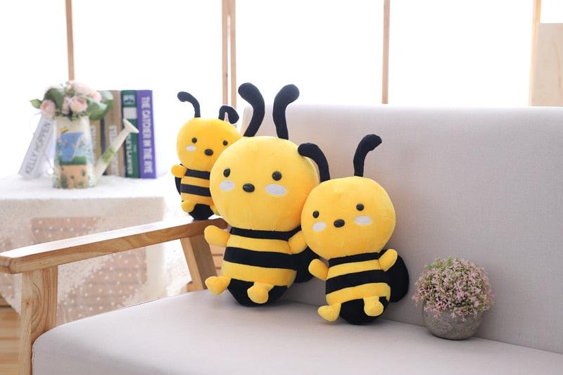 Miaoowa Kawaii Honeybee Plush Toy, Cute Bee with Wings Stuffed Baby Dolls Plushie Depot
