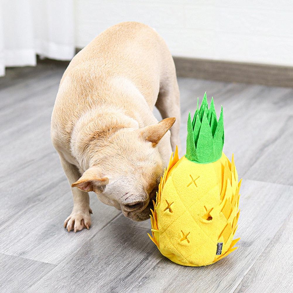 Stress Release Pineapple Plush Toy, Snuffle Mat Dog Nose Pad - Plushie Depot